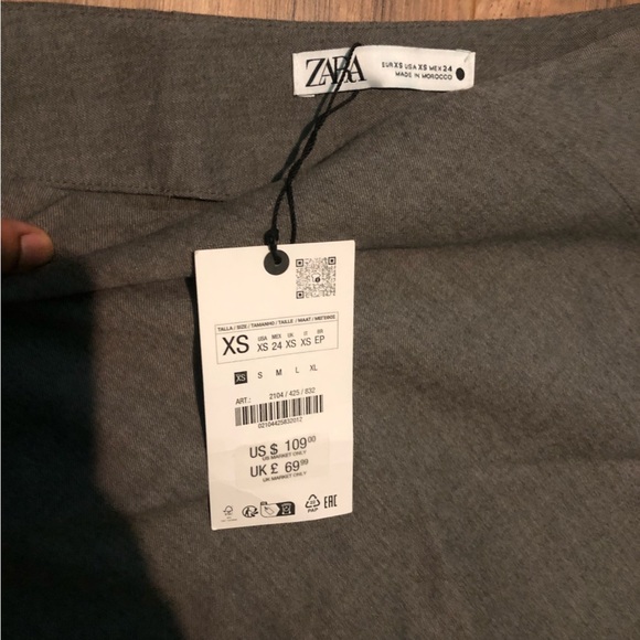 ZARA WOOL BIAS SKIRT - Picture 10 of 11
